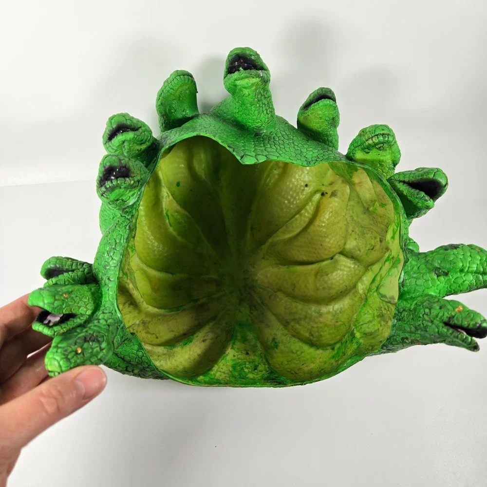 Medusa Snakes Head Cover Green Halloween Costume Rubies Mask Illusions‎
